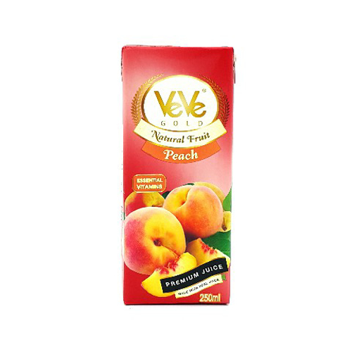 Picture of VEVE GOLD NATURAL FRUIT PEACH 250ML-PCS