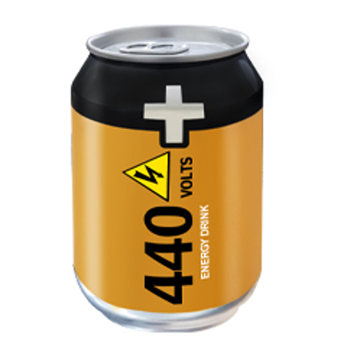 440 VOLTS ENERGY DRINK 250ML (SHORT)-CAN၏ ဓာတ္ပံု