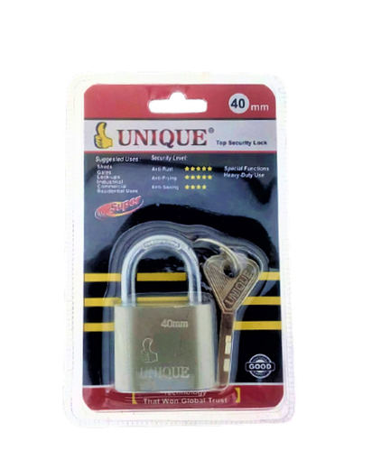 Picture of UNIQUE TOP SECURITY LOCK 40MM AS-40 (KY-686)-PCS