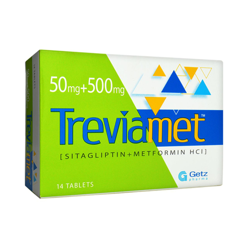 TREVIAMET SITAGLIPTIN 50MG+METFORMIN 500MG 7`S-CARD၏ ဓာတ်ပုံ