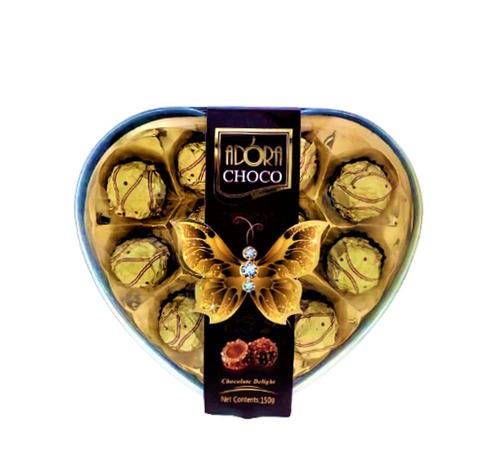 Picture of ADORA HEART SHAPE CHOCOLATE 12 S 150G-PCS