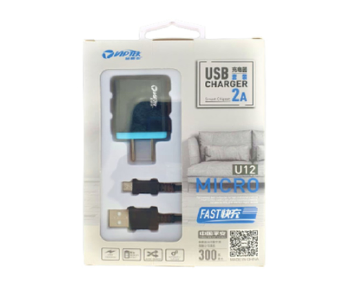 VPK MICRO USB CHARGER 2A PLUS U12-PCS၏ ဓာတ္ပံု