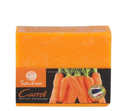Picture of SABOO NATURAL HANDMADE SOAP CARROT 100G-PCS