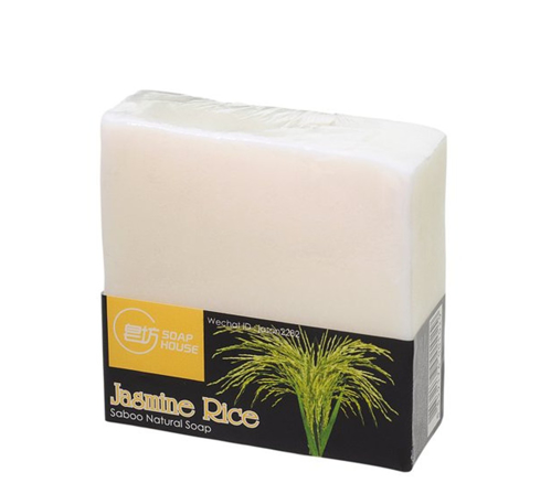 SABOO NATURAL HANDMADE SOAP JASMINE RICE 100G-PCS၏ ဓာတ္ပံု