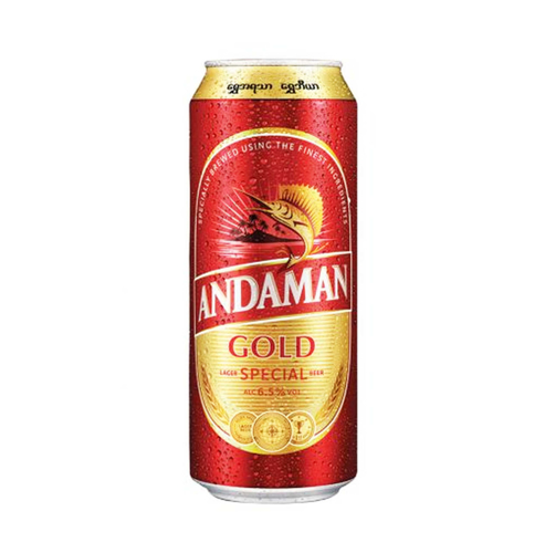 ANDAMAN GOLD LAGER SPECIAL BEER 500ML (RED)-CAN၏ ဓာတ္ပံု