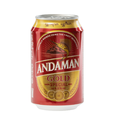 ANDAMAN GOLD BEER 6.5% 330ML (RED)-CAN၏ ဓာတ္ပံု