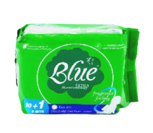 Picture of BLUE SANITARY PAD 10'S BLUE/GREEN N.999-PCS